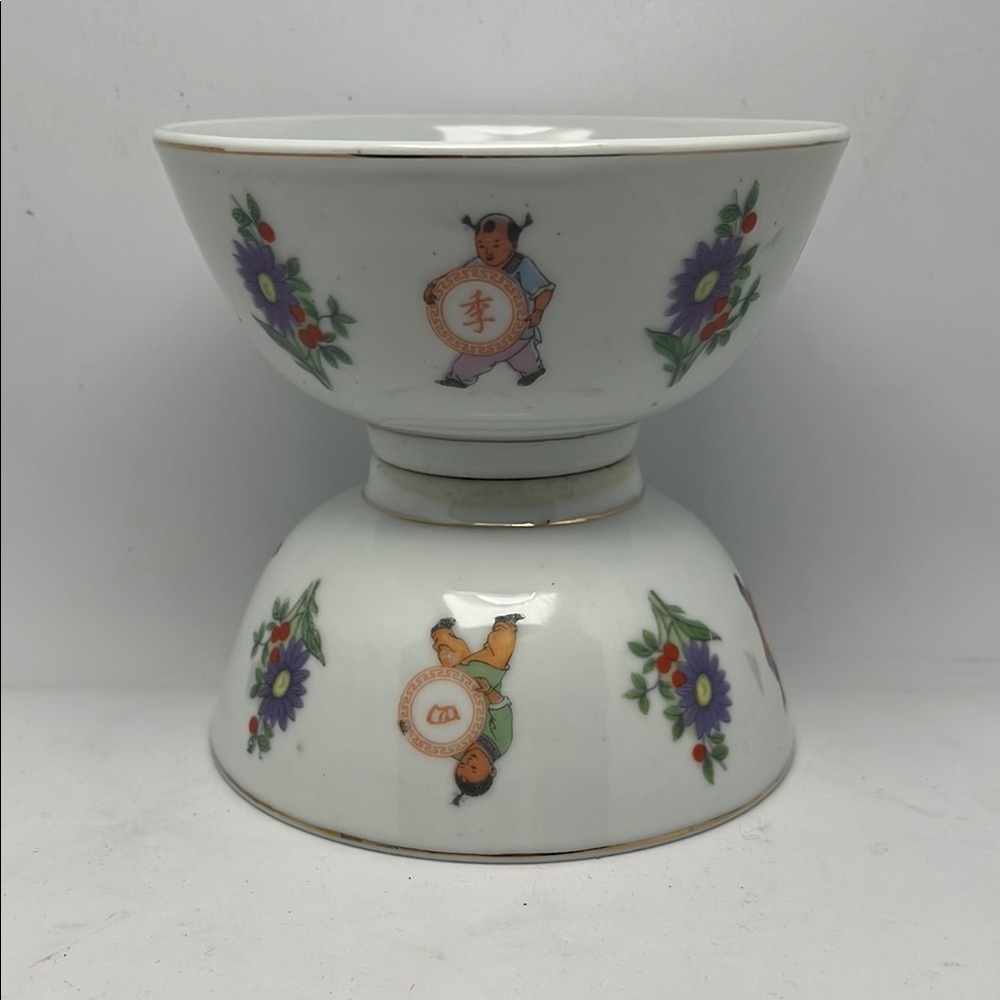 Vintage Porcelain Rice Bowls - 19 in total